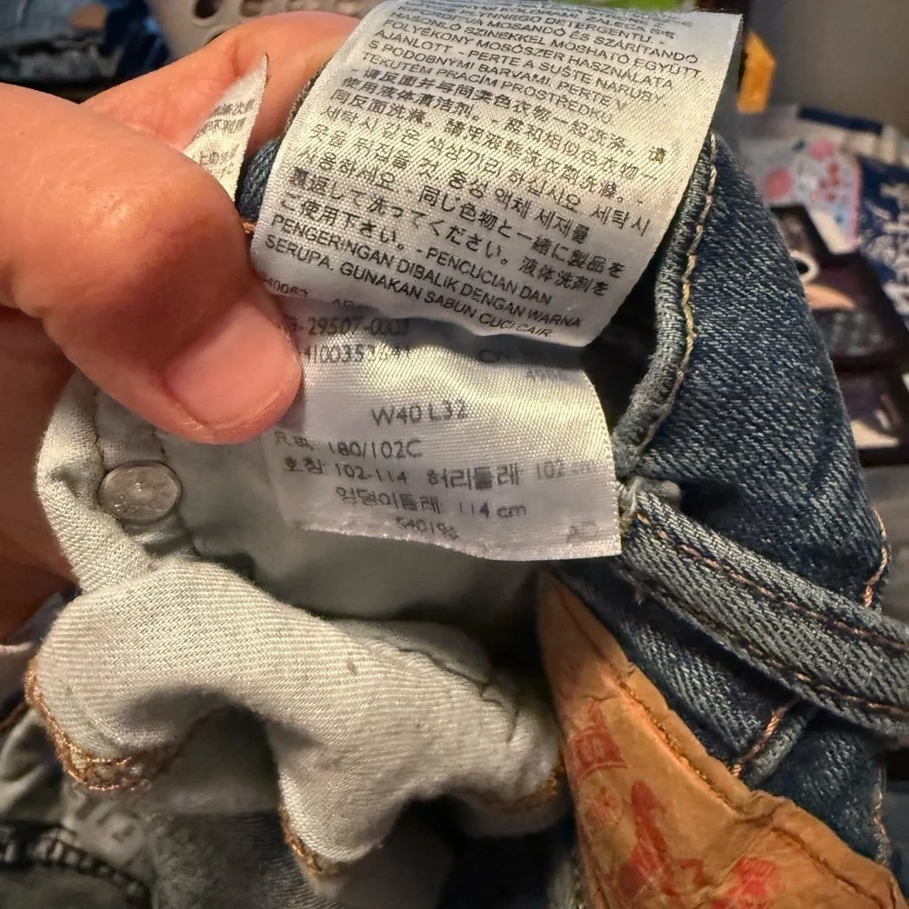Men’s 502 Levi Blue Jeans 40x32